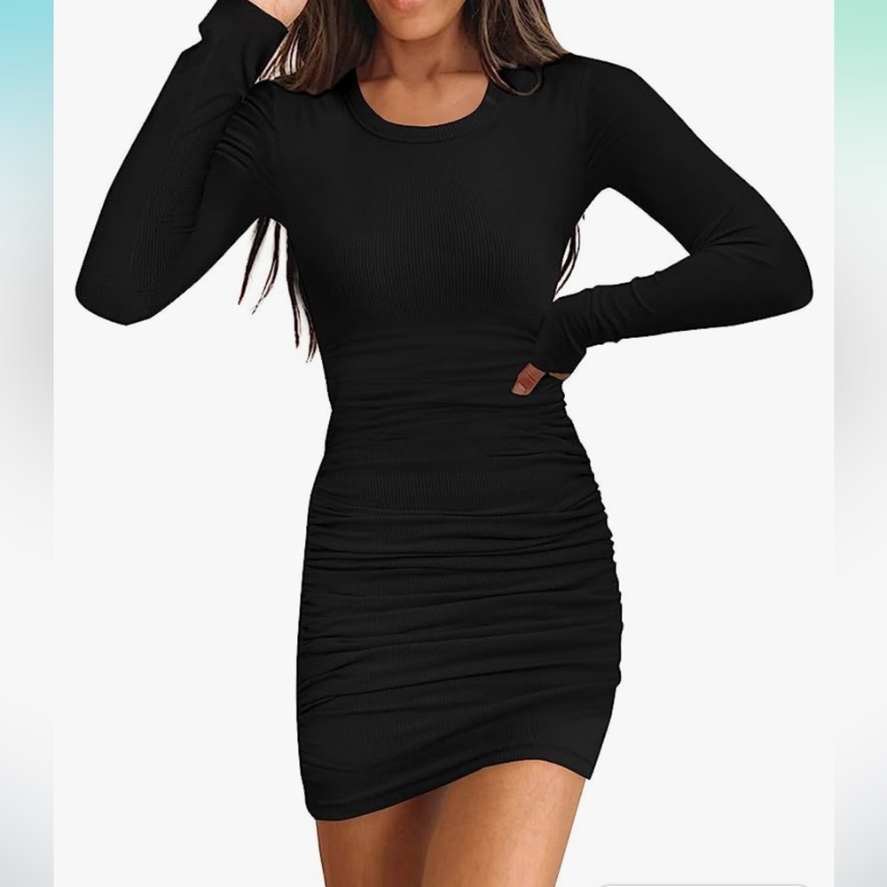 Fitted black dress